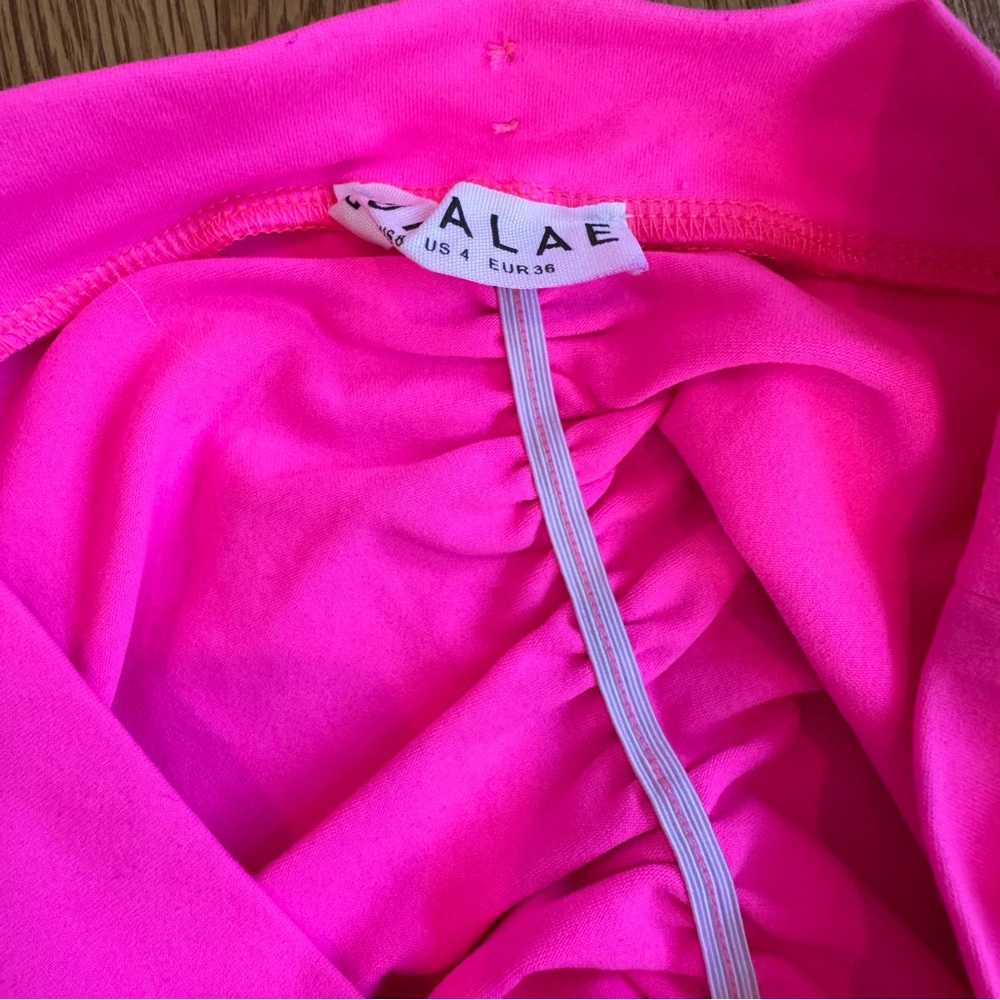 Lunalae Follow me bra & Lure you shorts sz US 4 hot pink Pole dance wear - Picture 11 of 14